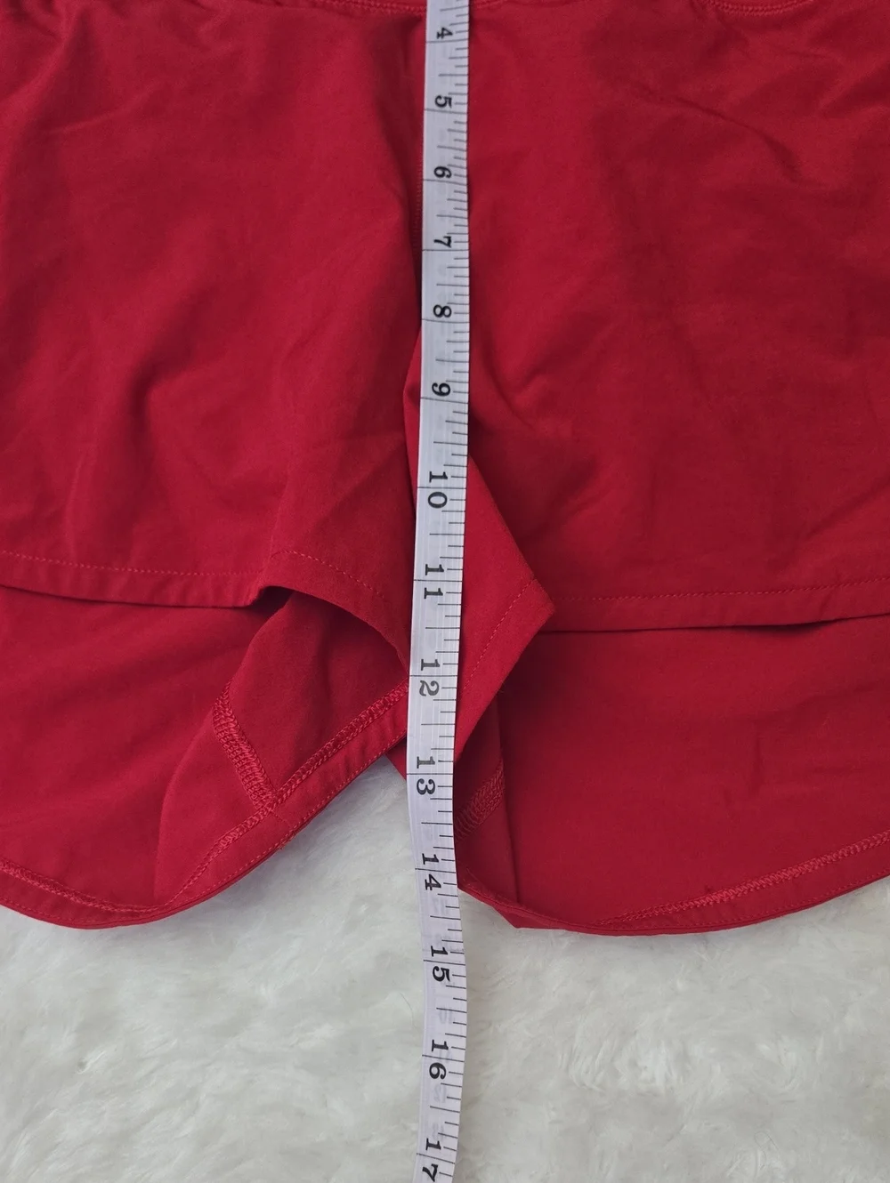 Lululemon Red Speed Short, Womens Size 8